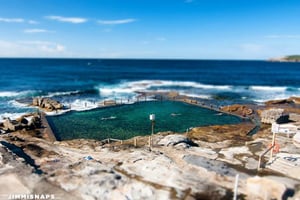 Mahon Pool at High Tide in Marouba